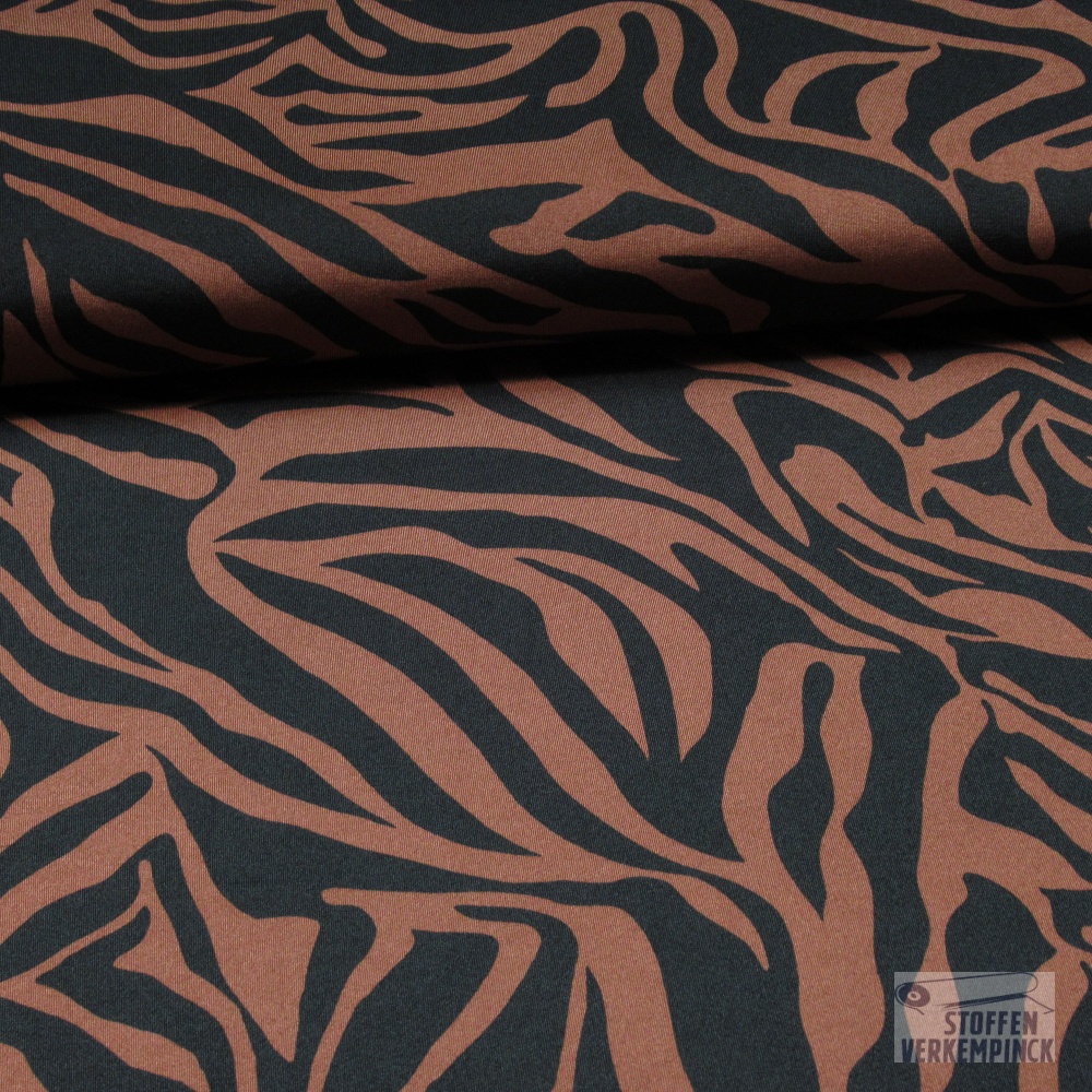 Jersey Polyester Zebra