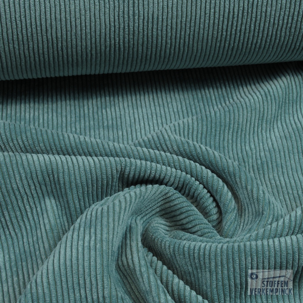 Corduroy Stretch Soepel  Munt