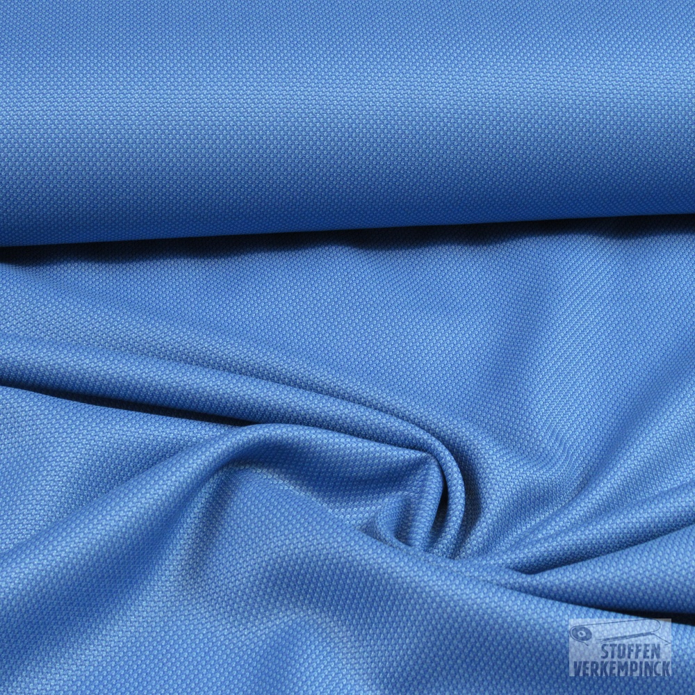 Bio Poly/Visco Birdseye Licht Denim
