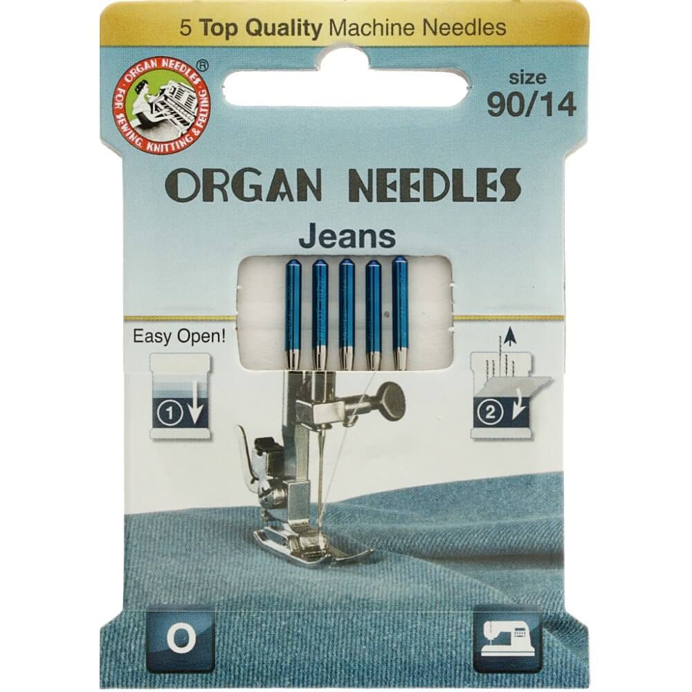 Organ needles eco-pack Jeans 90-14 naalden