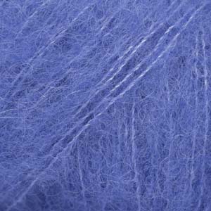 DROPS BRUSHED ALPACA SILK UNI COLOUR 26 kobalt blauw