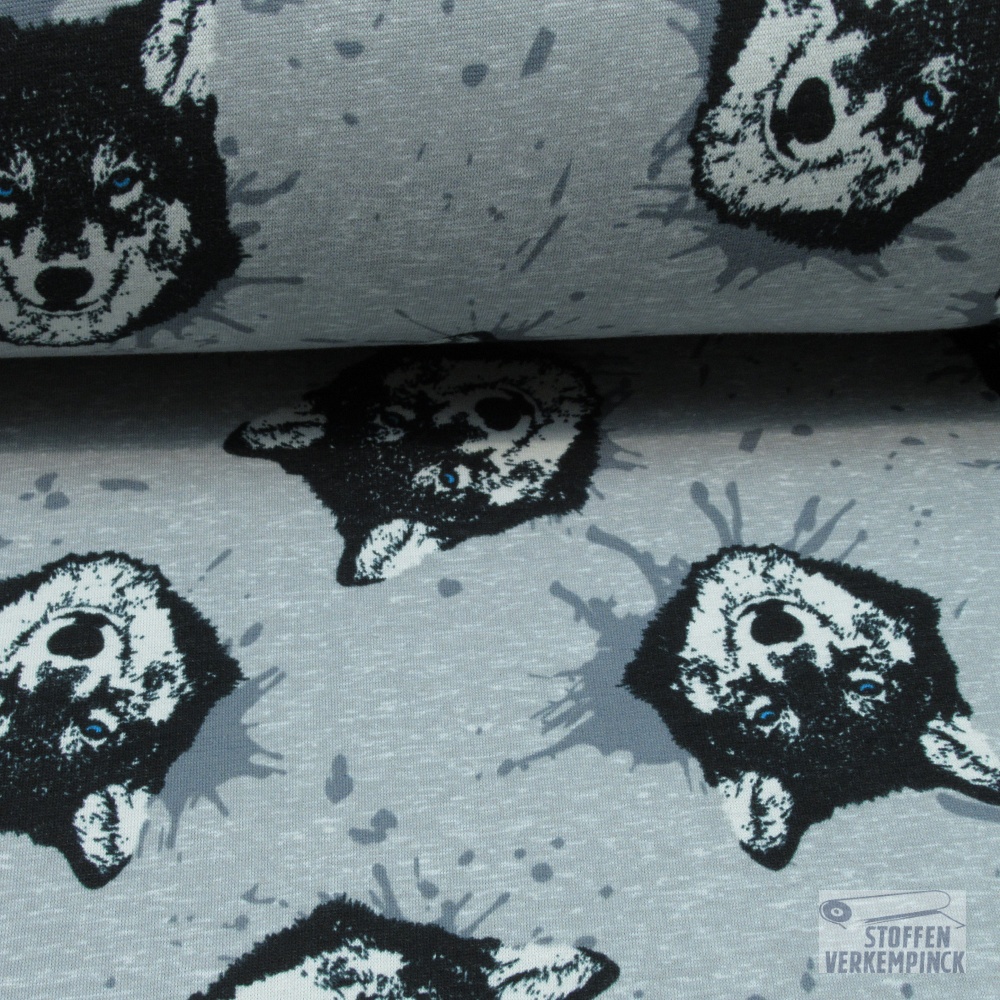 Alpenfleece Wolves - Grijs