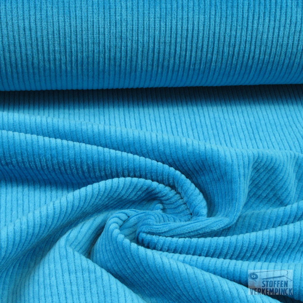 Stretch Corduroy Turquoise