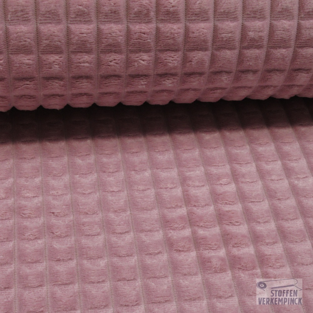 Velours Deco Square 15mm. Rose