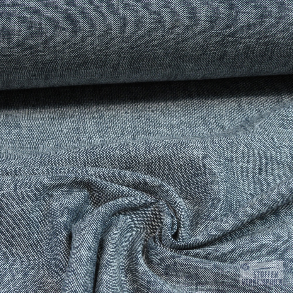 Linnen Chambray Dark Navy