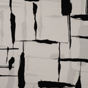 Viscose paint stripes white black