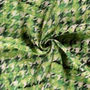 Viscose/Ny Twill print abstract groen