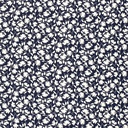 Viscose poplin print bladeren marine