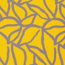 Viscose stretch print abstract geel