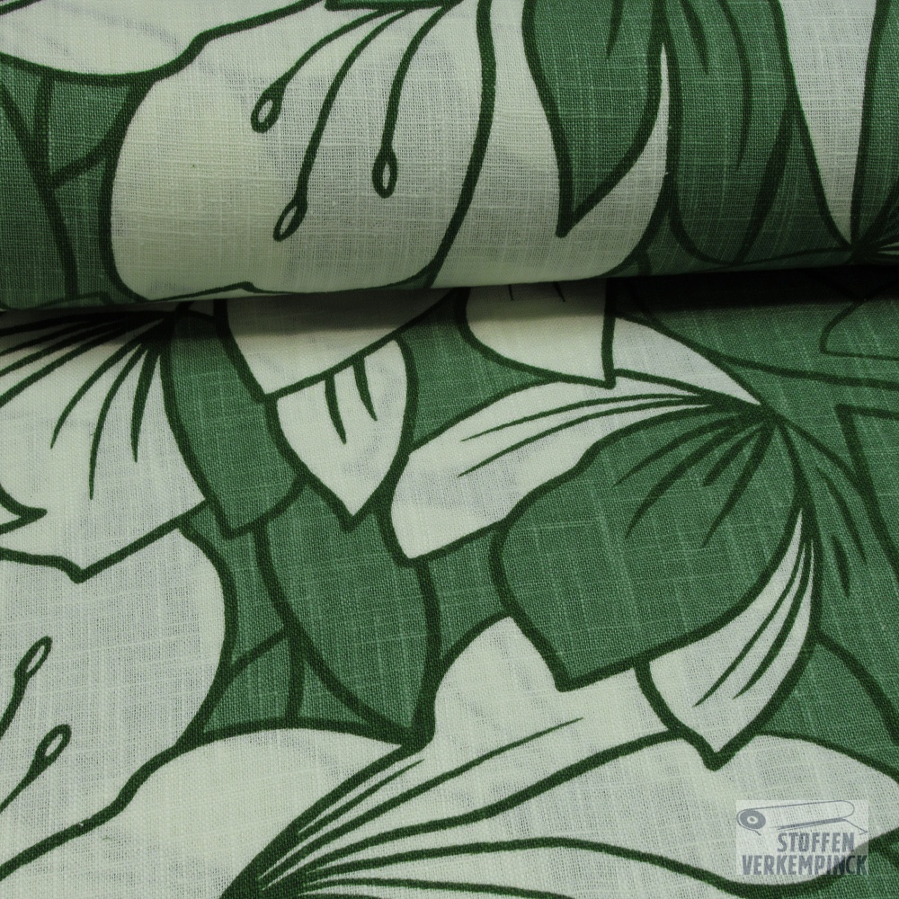 Gewassen Linnen Tulp Groen