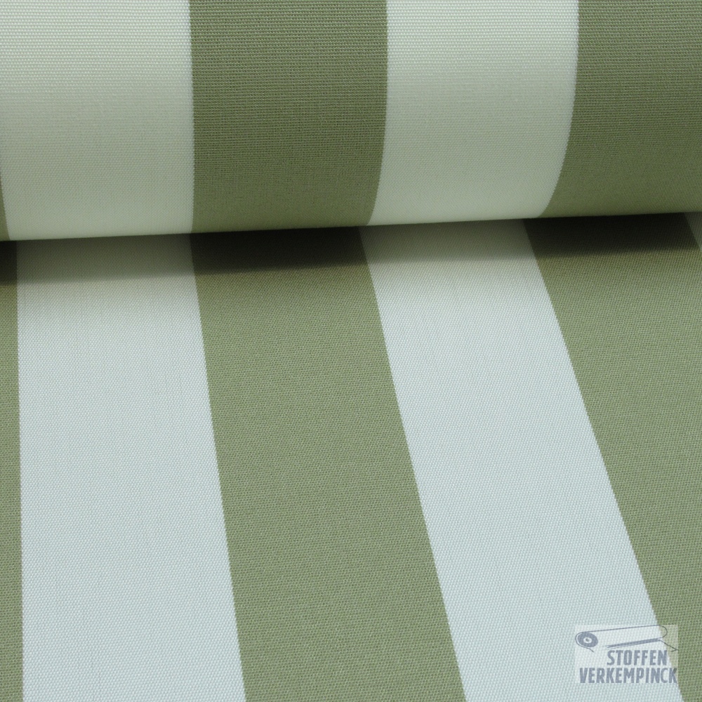 Outdoor Teflon anti-UV Streep 5 cm. Wit/Beige