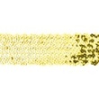 Paillettenband Rekbaar 5.5cm Gold