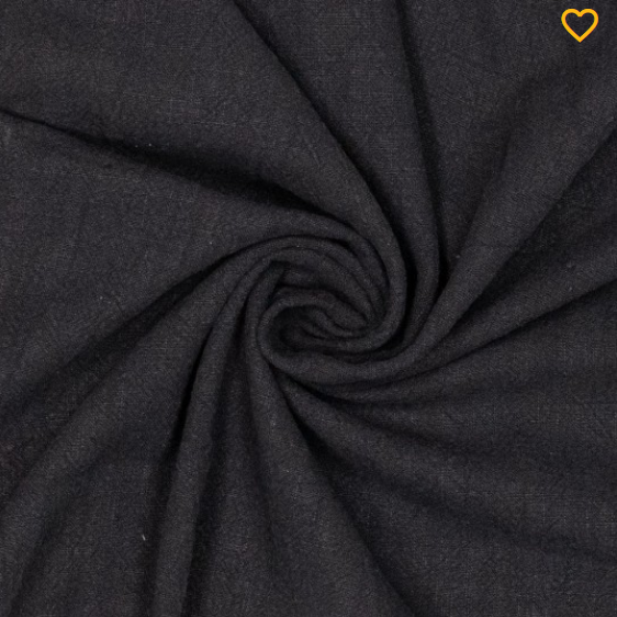 Linnen Stone Washed Black
