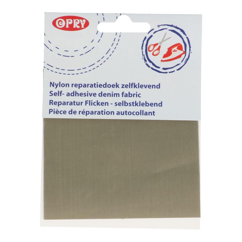 Opry reparatiedoek nylon zeflklevend 10x20cm beige