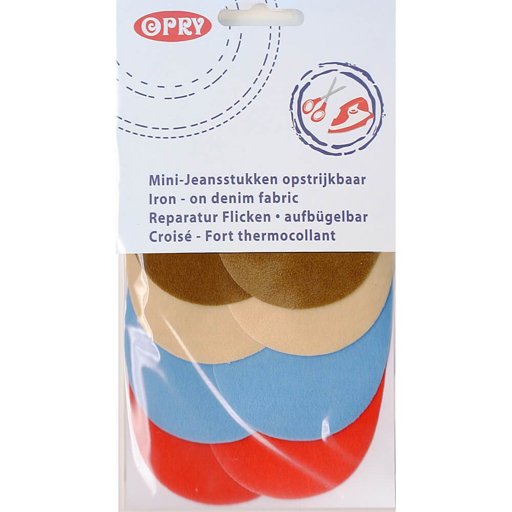 Opry jeansstukken mini opstrijkbaar - 05