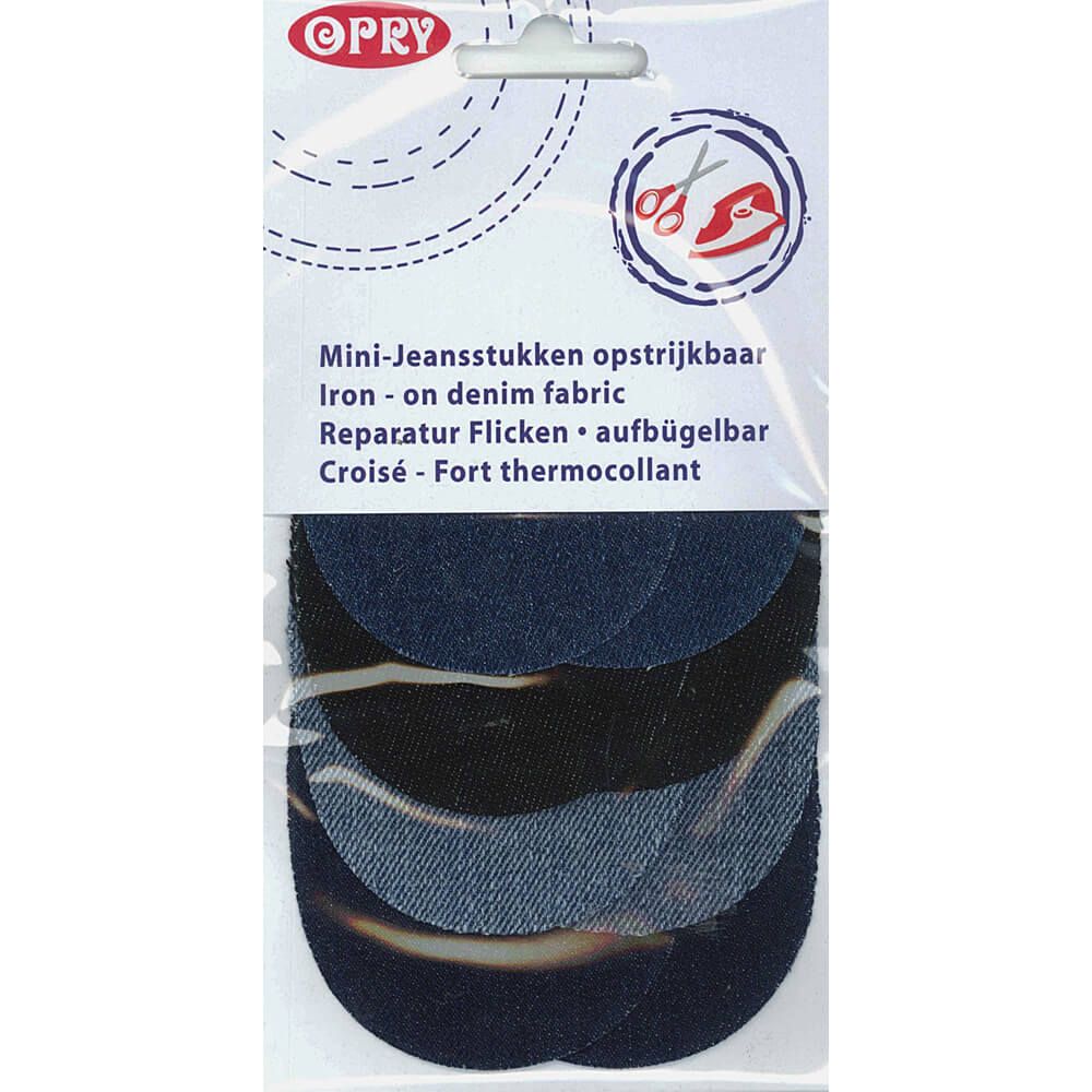 Opry jeansstukken mini opstrijkbaar - 06