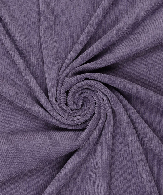 Corduroy Stretch Soepel Paars
