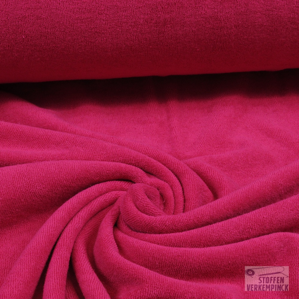 Stretch Badstof Pink