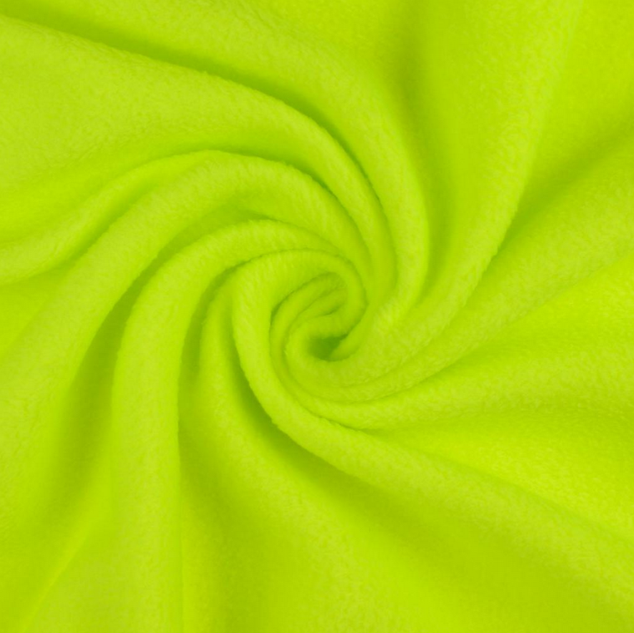 Fleece antipilling Fluo geel