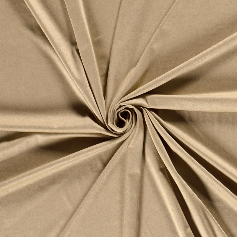 Suède Plain Dyed Stretch Beige