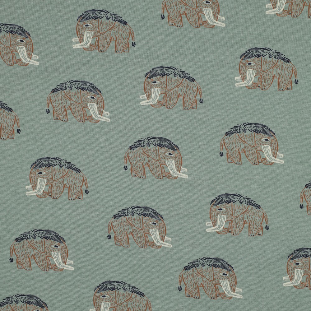 Jersey Melange Mammoth Dark Mint