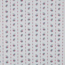 Double Gauze Little Flowerstripes White