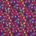 Softshell Digital Hearts Violet