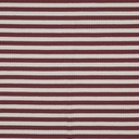 Jersey Rib Horizontal Stripe 1 cm Oud Bordeaux