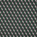 Jersey Jacquard Graphic Block Green/Rose/Grey