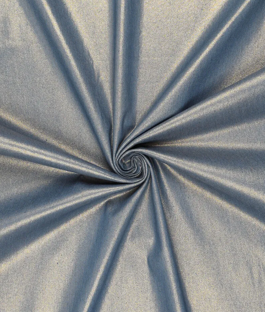 Jeans Washed Stretch Shiny Blue/Gold