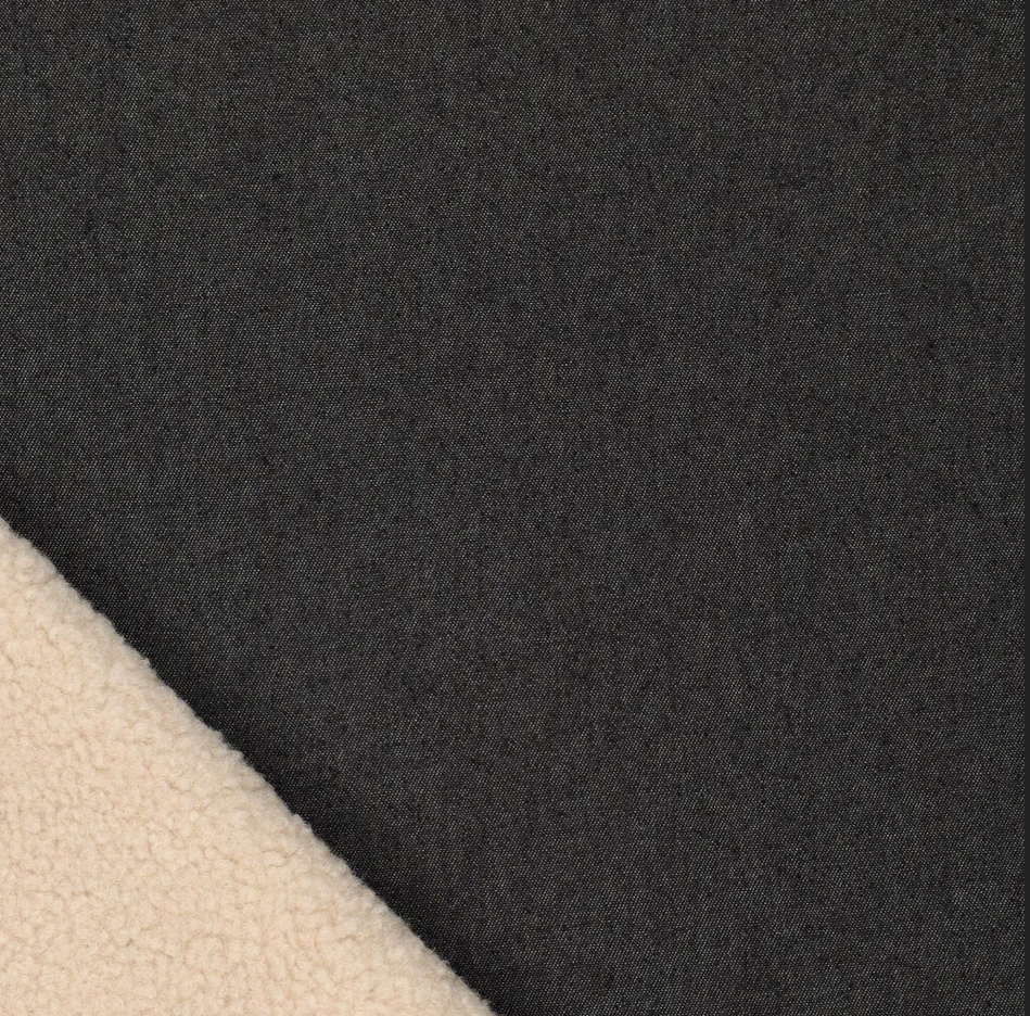 Denim met Teddy Black