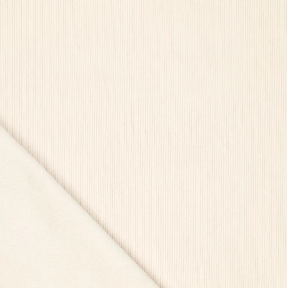 8W Corduroy Supersoft Bounded Offwhite