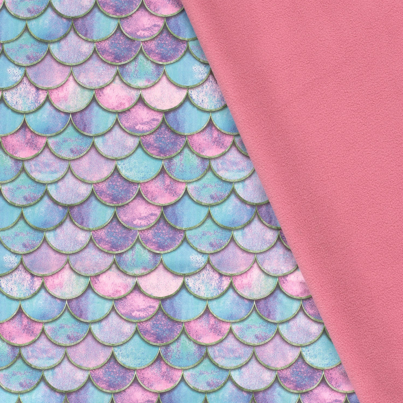 Softshell Digital Scales Aqua/Pink