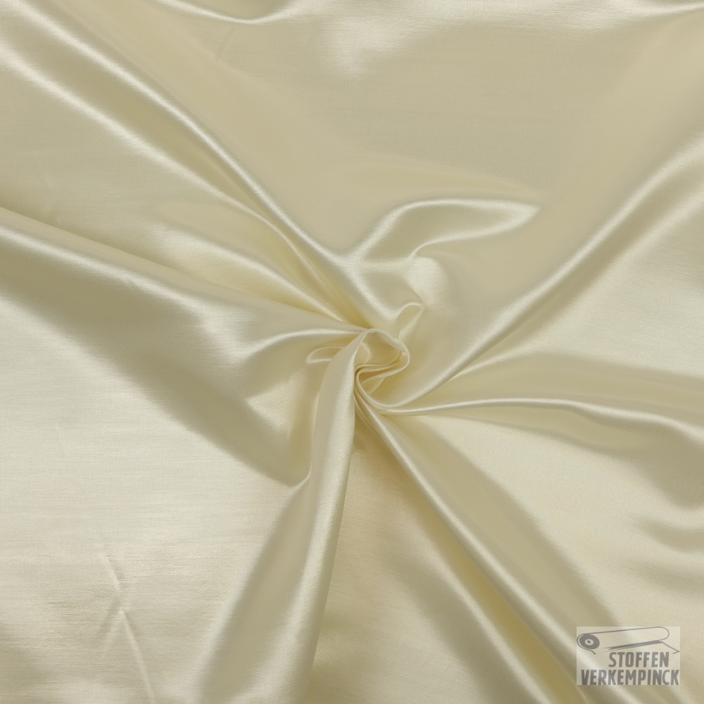 Satin uni Crème
