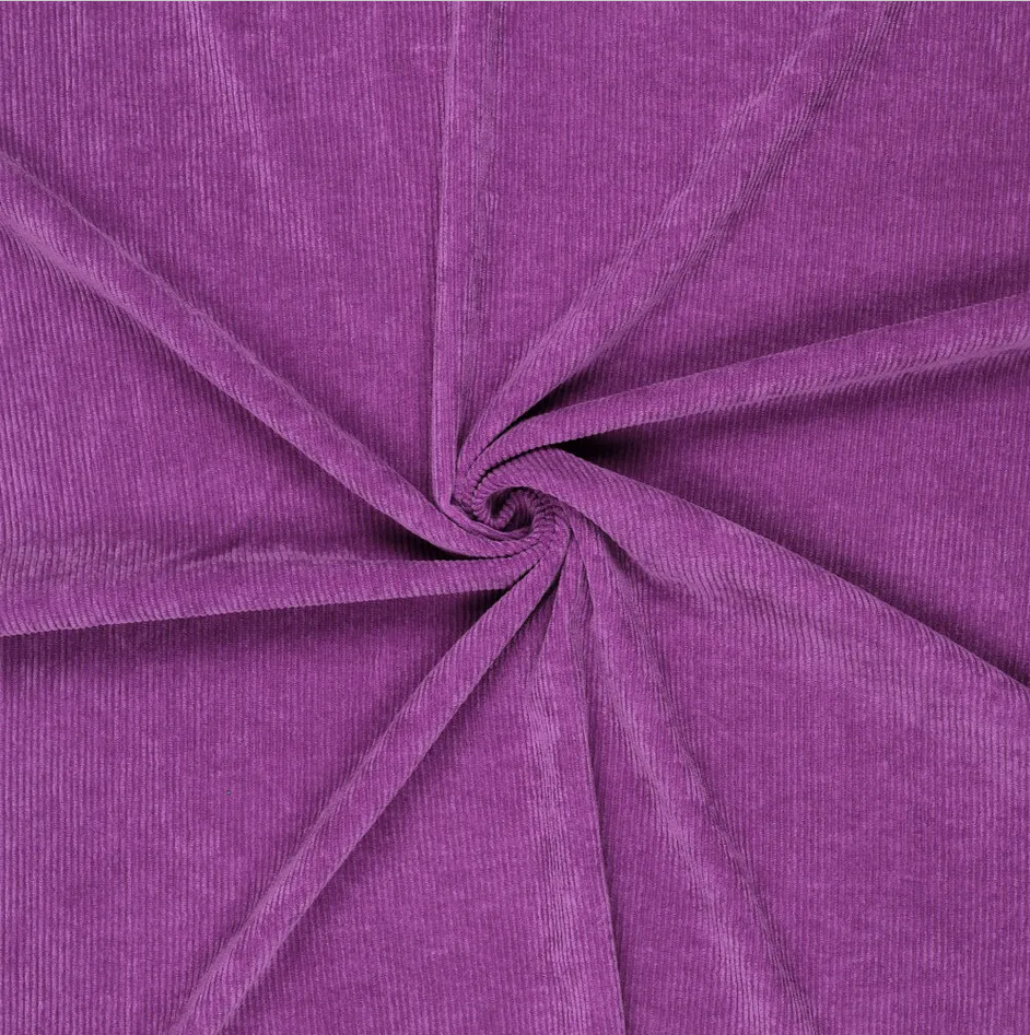 Corduroy Stretch Soepel Violet