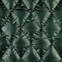Metallic Quilted Fabric - Forest green