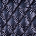 Metallic Quilted Fabric - Navy