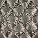 Metallic Quilted Fabric - Grey