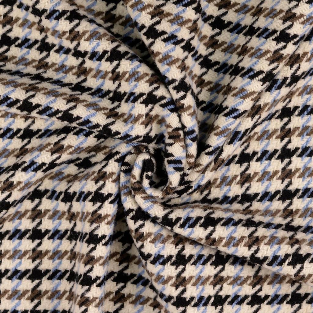 Pied de poele Tweed - 0803 - blauw -vison