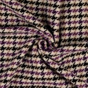 Pied de poele Tweed - 0801-paars/beige
