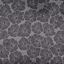 Satin Print Flowers Grey