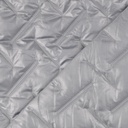 Embossed Quilted Fabric Grey