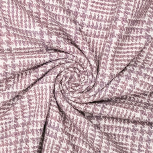 Mantelstof Prince de Galles Old Rose