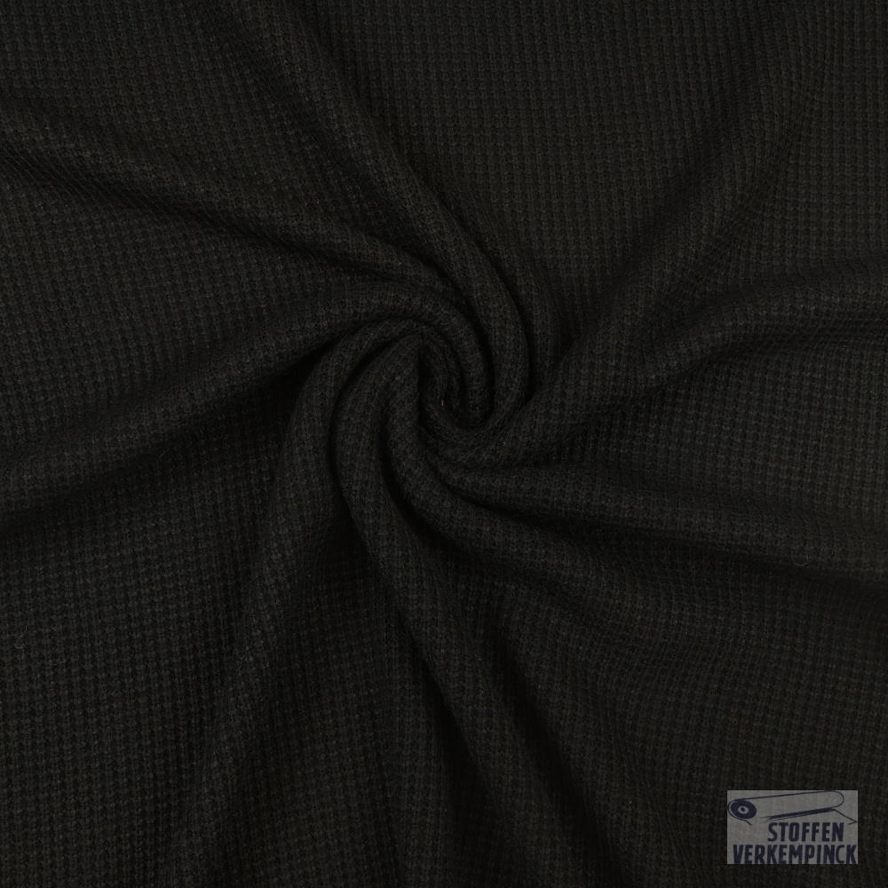 Jersey 1/1 Rib Black