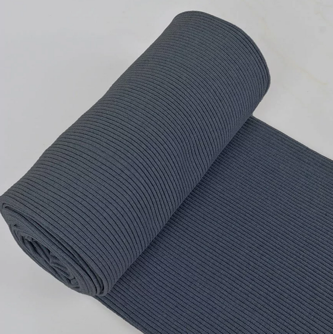 Boordstof Zware rib Denim