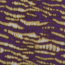 Velvet Satin Streaky Purple/Kiwi