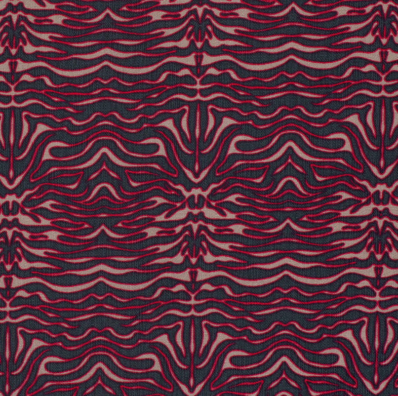 Viscose Nylon Mirror Image Wine