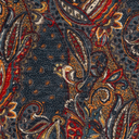 Jersey Angora Brushed Paisley Navy