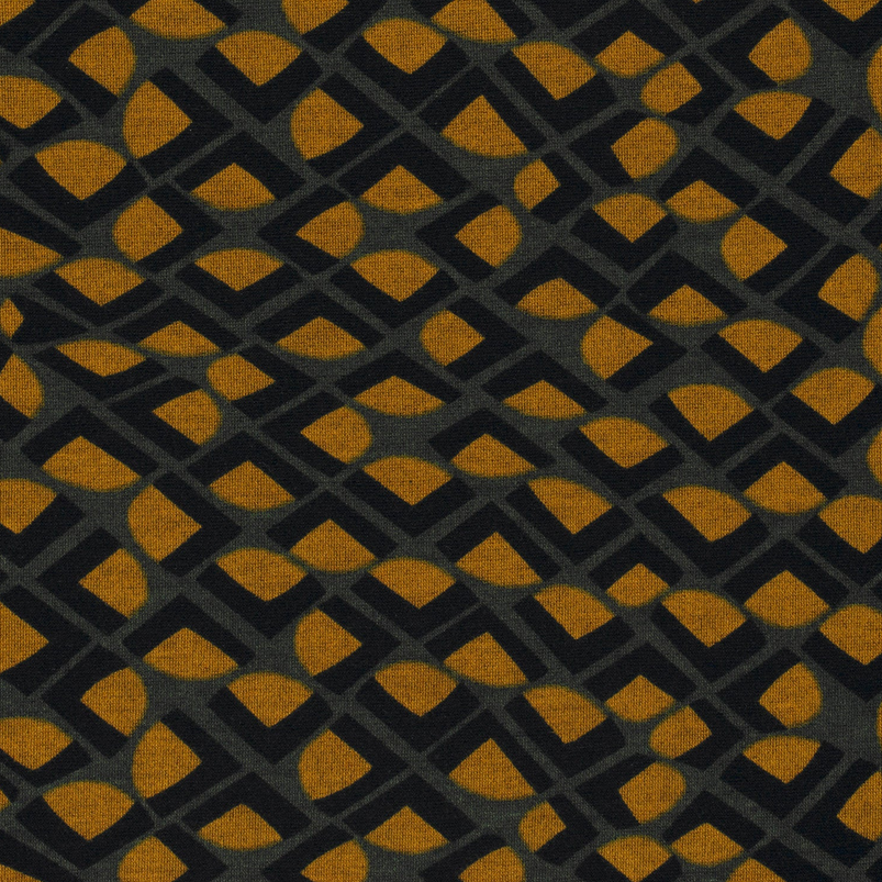 Dubbeljersey Mosaic Ochre/Kaki