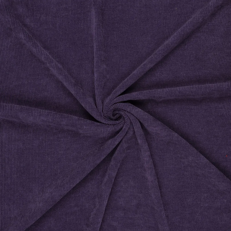 Corduroy Stretch Soepel Bright Purple